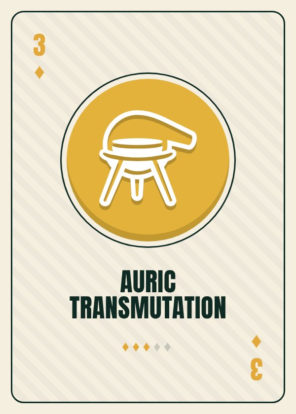Auric Transmutation card