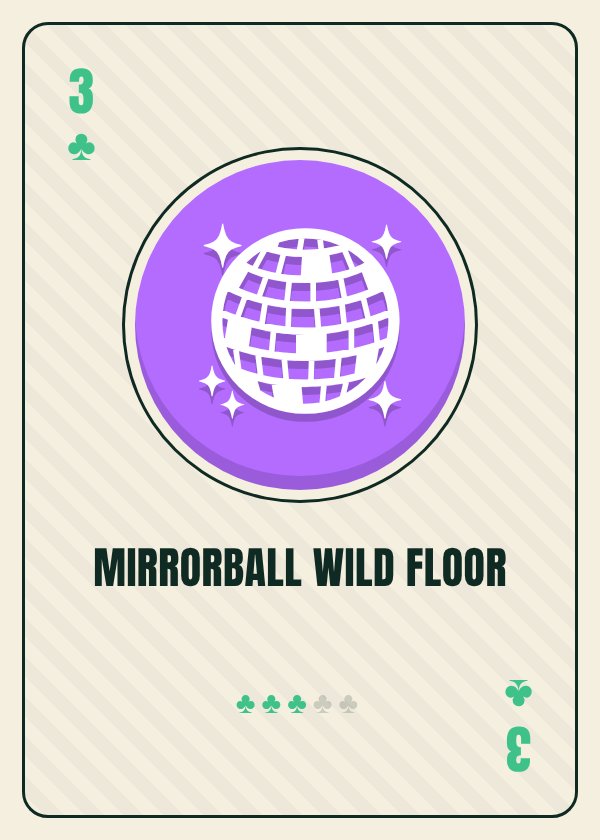 Mirrorball Wild Floor card